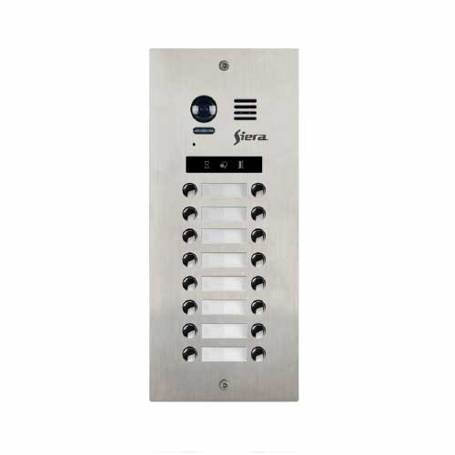 Panel exterior de 16 pulsadores para línea 800